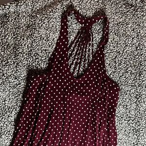 Polka Dot Halter Top Dress American Eagle